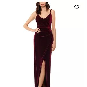 Velvet Burgundy Dress